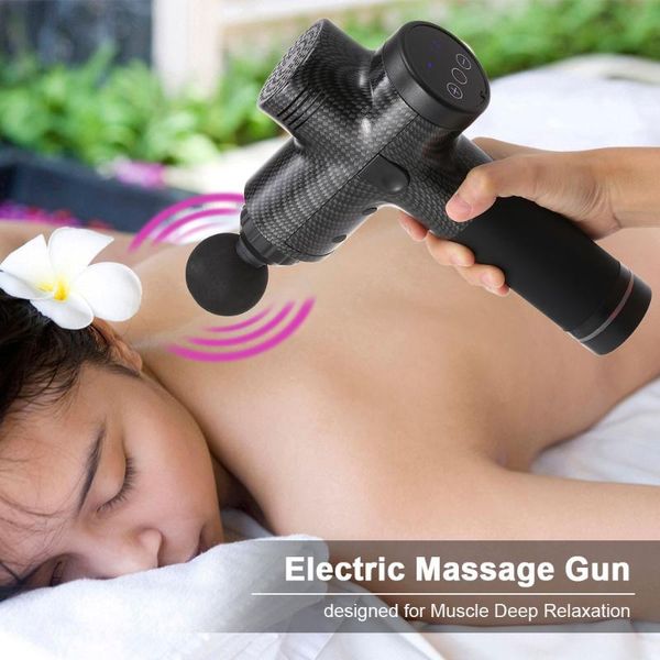 massage gun electric massager cordless for muscle deep relaxation 20 speeds percussion device with lcd screen & 4 head
massage gun electric massager cordless for muscle deep relaxation 20 speeds percussion device with lcd screen & 4 head