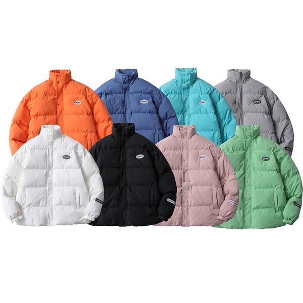 winter puffer jacket men korean loose thick warm windbreaker padded jackets woman solid color casual oversized bubble outwear, Black
winter puffer jacket men korean loose thick warm windbreaker padded jackets woman solid color casual oversized bubble outwear, Black