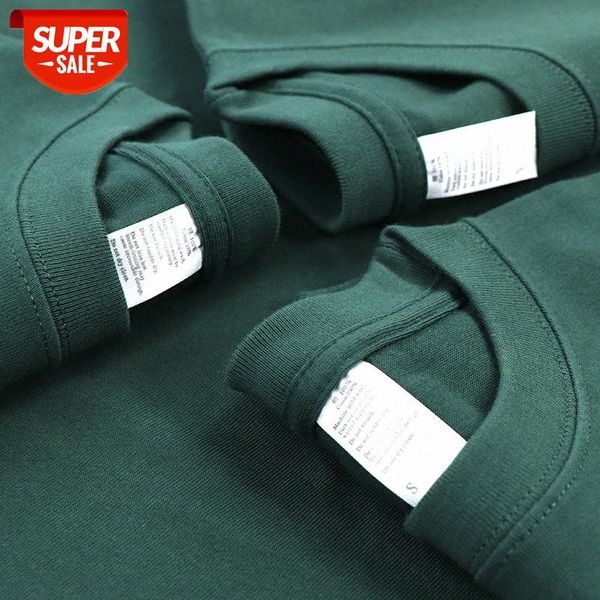 270g heavy combed cotton solid color t-shirt haze blue jungle green morandi pure forest for men and women #l51z, White;black
270g heavy combed cotton solid color t-shirt haze blue jungle green morandi pure forest for men and women #l51z, White;black