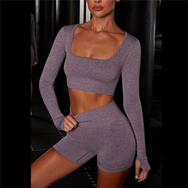 yoga outfit seamless u-neck set women tracksuit athletic running crop long sleeve shorts sportwear fitness gym suit
yoga outfit seamless u-neck set women tracksuit athletic running crop long sleeve shorts sportwear fitness gym suit