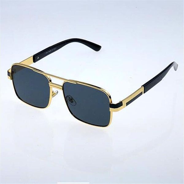 full metal gold square glasses rectangular sunscreen mirror designer quality color changing outdoor leisure sunglasse, White;black
full metal gold square glasses rectangular sunscreen mirror designer quality color changing outdoor leisure sunglasse, White;black