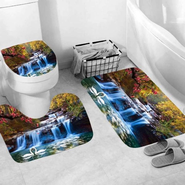 shower curtains scenery printed bathroom carpet toilet seat set cushion mats soft absorbent tpe material non-slip sop rug home decoration
shower curtains scenery printed bathroom carpet toilet seat set cushion mats soft absorbent tpe material non-slip sop rug home decoration
