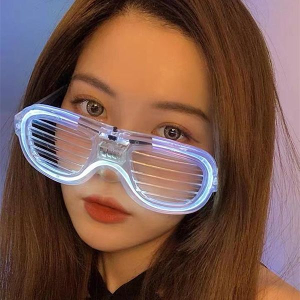 sunglasses neon party led glasses el wire light up rave costume dj birthday decor, White;black
sunglasses neon party led glasses el wire light up rave costume dj birthday decor, White;black