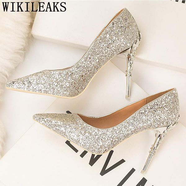 dress shoes office women glitter heels designer gold red woman extreme high pumps chaussures femme, Black
dress shoes office women glitter heels designer gold red woman extreme high pumps chaussures femme, Black