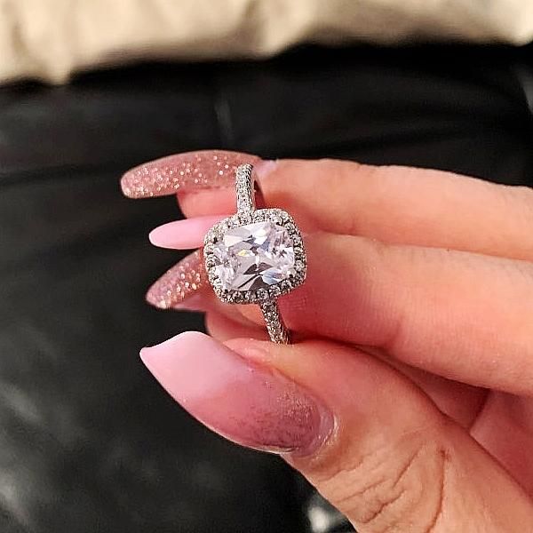 wedding rings 925 sterling silver engagement for women ring set band finger promise jewelry blue personalized, Slivery;golden
wedding rings 925 sterling silver engagement for women ring set band finger promise jewelry blue personalized, Slivery;golden