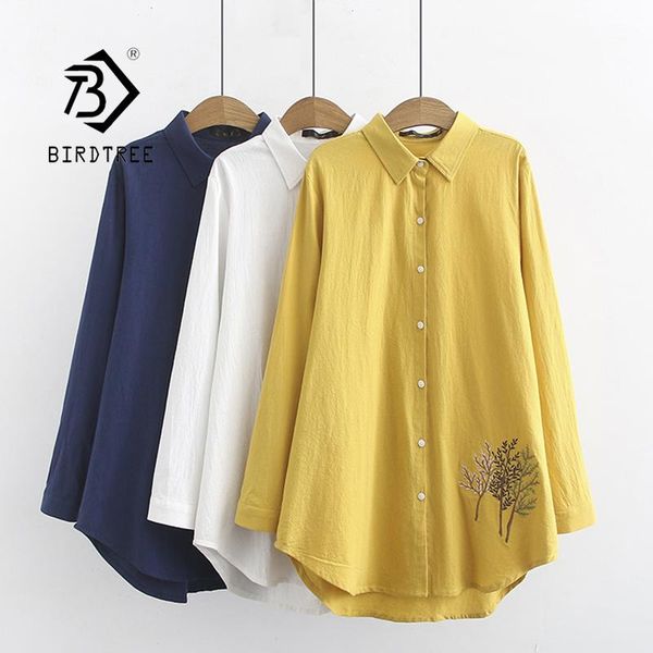 women's blouses & shirts arrival women tree embroidery cotton white shirt long sleeve casual blouse loose plus size 4xl feminina blusa
women's blouses & shirts arrival women tree embroidery cotton white shirt long sleeve casual blouse loose plus size 4xl feminina blusa