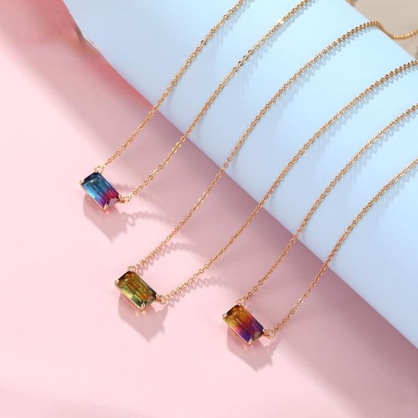 pendant necklaces fantasy colored zircon necklace 2021 jewelry luxury designer for women wedding banquet bridal accessories gifts, Silver
pendant necklaces fantasy colored zircon necklace 2021 jewelry luxury designer for women wedding banquet bridal accessories gifts, Silver