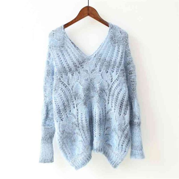 spring autumn women's sweater korean style bat sleeve v-neck hollow loose pullover female knitted gx771 210507, White;black
spring autumn women's sweater korean style bat sleeve v-neck hollow loose pullover female knitted gx771 210507, White;black
