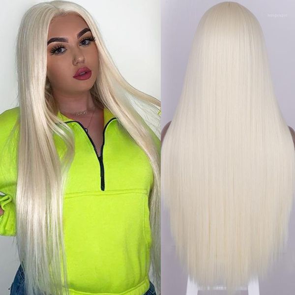 long straight blonde synthetic wigs for women natural middle part wig girl heat resistant fiber looking1, Black
long straight blonde synthetic wigs for women natural middle part wig girl heat resistant fiber looking1, Black