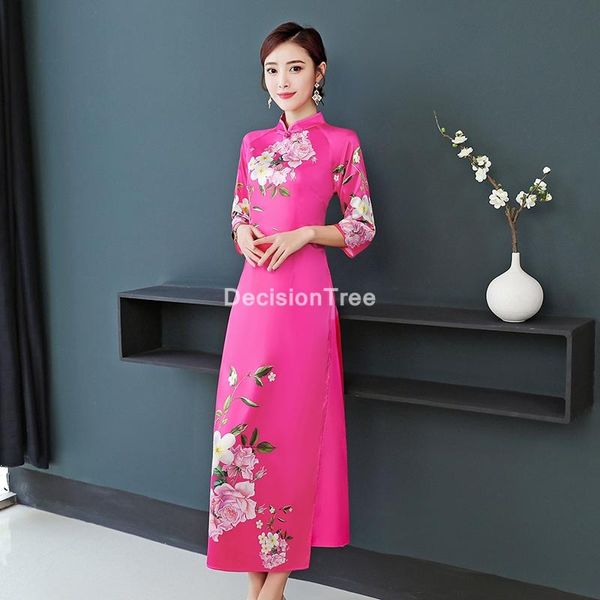 charming retro chinese women cheongsam dress qipao party wear for aodai ethnic clothing, Red
charming retro chinese women cheongsam dress qipao party wear for aodai ethnic clothing, Red