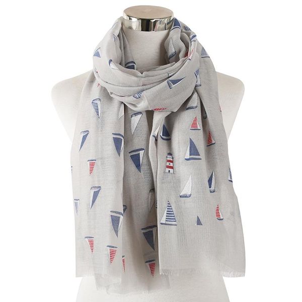 scarves huobao fashion ladies sailing print for womens bufanda mujer shawl wraps, Blue;gray
scarves huobao fashion ladies sailing print for womens bufanda mujer shawl wraps, Blue;gray
