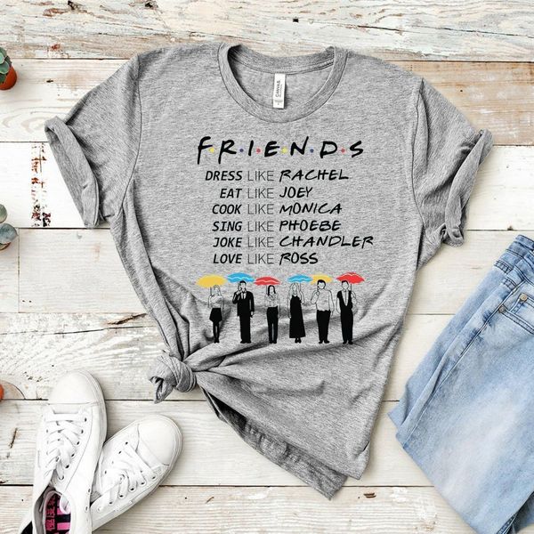 friends be like tv show womens t shirt pivot girls tumblr tee hipster, White