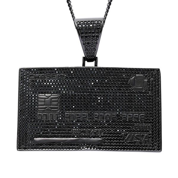 pendant necklaces iced out credit card necklace micro pave cubic zirconia hip hop jewelry with 24inches link chain for gift, Silver
pendant necklaces iced out credit card necklace micro pave cubic zirconia hip hop jewelry with 24inches link chain for gift, Silver