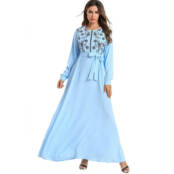 casual dresses muslim middle east women dress embroidered front open zipper long sleeve hight waist robe femme maxi ta7555, Black;gray
casual dresses muslim middle east women dress embroidered front open zipper long sleeve hight waist robe femme maxi ta7555, Black;gray