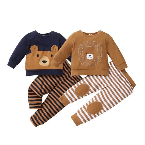 clothing sets 0-24m baby boy spring autumn set cartoon bear printed long sleeve and stripe pants outfits for born boys, White
clothing sets 0-24m baby boy spring autumn set cartoon bear printed long sleeve and stripe pants outfits for born boys, White