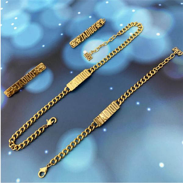 d letter brass bracelet women's chain temperament choker elegant star internet red same necklace, Golden;silver
d letter brass bracelet women's chain temperament choker elegant star internet red same necklace, Golden;silver