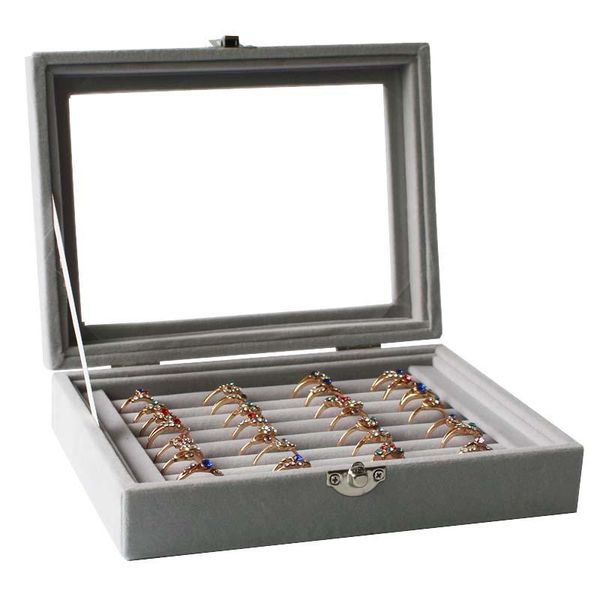 storage boxes & bins 2021 velvet glass jewelry display box 20*15*4.5cm differents holder casket organizer earrings ring
storage boxes & bins 2021 velvet glass jewelry display box 20*15*4.5cm differents holder casket organizer earrings ring