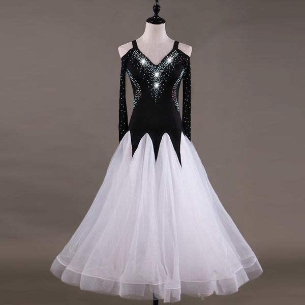 ballroom dance competition dresses rhinestones women standard waltz dress girls customized tango costume stage wear, Black;red
ballroom dance competition dresses rhinestones women standard waltz dress girls customized tango costume stage wear, Black;red