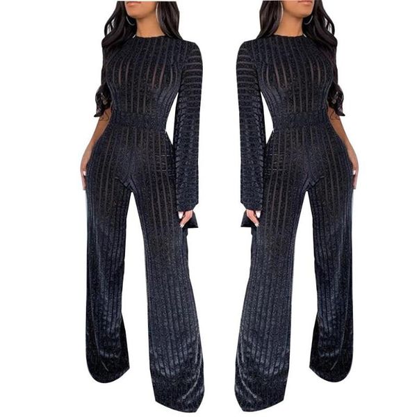 women's jumpsuits & rompers classic black office club women full sleeve high waist wide leg, Black;white
women's jumpsuits & rompers classic black office club women full sleeve high waist wide leg, Black;white