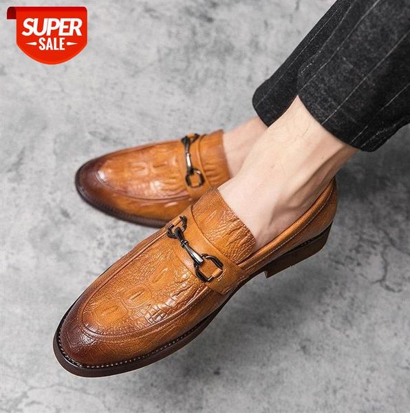 new crocodile vintage fashion men shoes formal dress casual leather business wedding loafers designer brogue office #di29
new crocodile vintage fashion men shoes formal dress casual leather business wedding loafers designer brogue office #di29