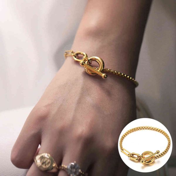 minimalist box chain bracelets for women gold color stainless steel cable cuban charm toggle clasp wrist boho jewelry db330, Golden;silver
minimalist box chain bracelets for women gold color stainless steel cable cuban charm toggle clasp wrist boho jewelry db330, Golden;silver
