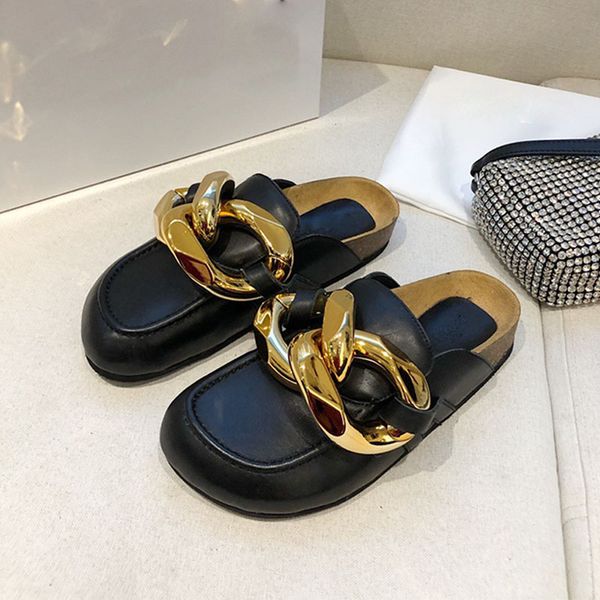 sandals platform heel jelly shoe luxurys designers shoes 2021 baotou slippers metal chain wear flat leisure womens number of yards 35-41, Black
sandals platform heel jelly shoe luxurys designers shoes 2021 baotou slippers metal chain wear flat leisure womens number of yards 35-41, Black