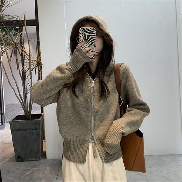 women's knits & tees autumn sweater casual fashion commuter all-match style long-sleeved hooded collar solid color slim-fit warm pullov, White
women's knits & tees autumn sweater casual fashion commuter all-match style long-sleeved hooded collar solid color slim-fit warm pullov, White