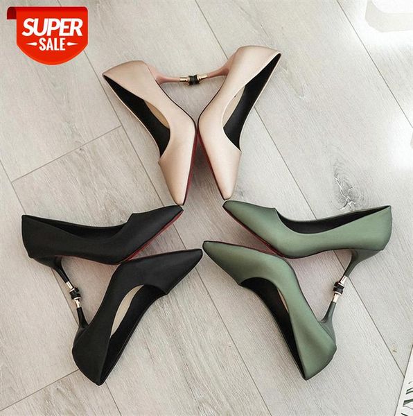 high-heeled single shoes women's stiletto pointed toe korean daily ladies heels shallow mouth work #jz29, Black
high-heeled single shoes women's stiletto pointed toe korean daily ladies heels shallow mouth work #jz29, Black