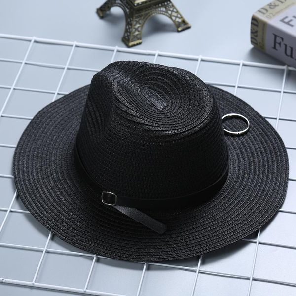 stingy brim hats women men straw hat summer fashion casual sun trendy leisure beach outdoor shade cap lady snapback solid panama, Blue;gray
stingy brim hats women men straw hat summer fashion casual sun trendy leisure beach outdoor shade cap lady snapback solid panama, Blue;gray