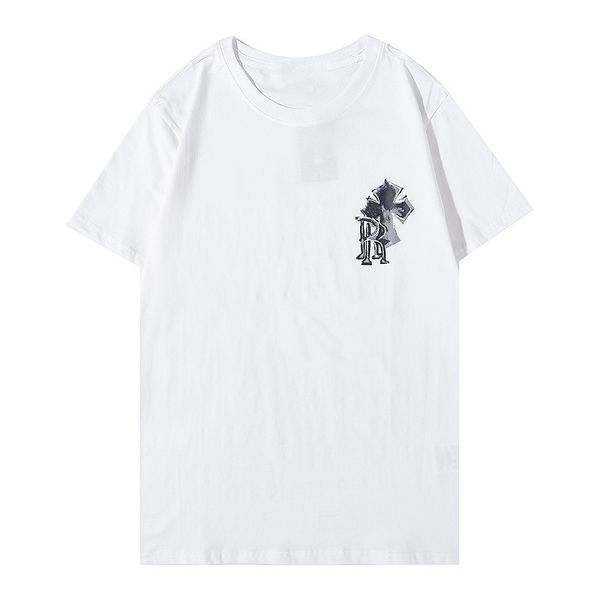 spring summer 2021 ch men's women's half double r car co bred hand painted graffiti printed cross short sleeve, White;black
spring summer 2021 ch men's women's half double r car co bred hand painted graffiti printed cross short sleeve, White;black