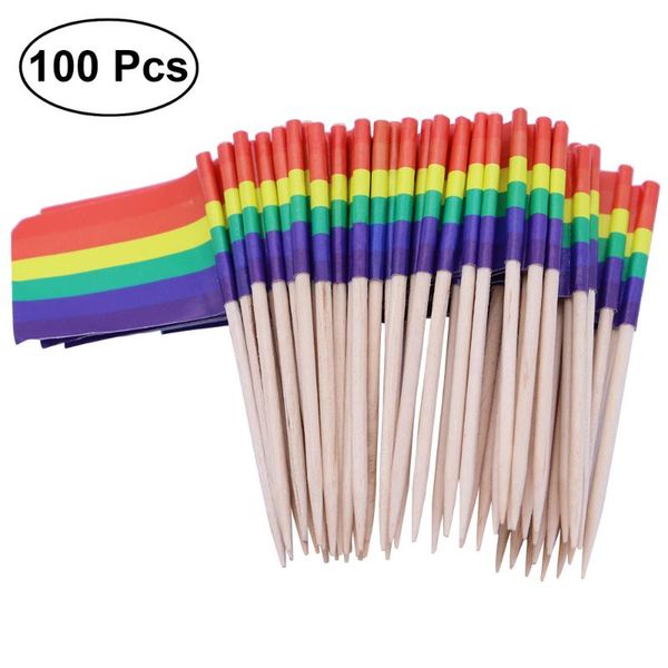 forks pack of 100 racing flag toothpicks picks appetizer fruit sticks for cocktail party - rainbow
forks pack of 100 racing flag toothpicks picks appetizer fruit sticks for cocktail party - rainbow