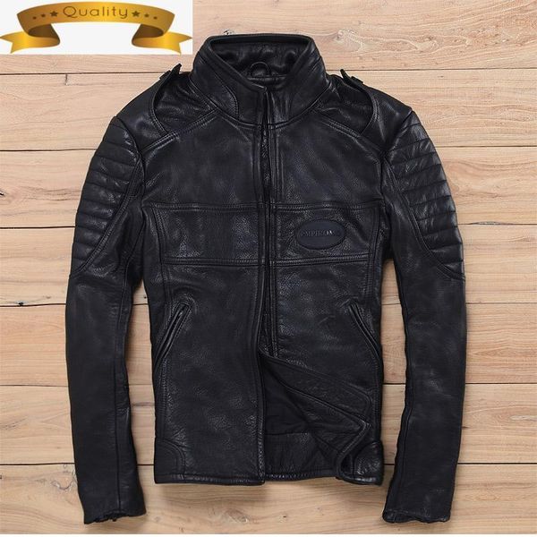 jacket leather 2021 genuine men vintage cowhide biker motorcycle 100% cow coat high uqality veste cuir homme kj men's & faux, Black
jacket leather 2021 genuine men vintage cowhide biker motorcycle 100% cow coat high uqality veste cuir homme kj men's & faux, Black