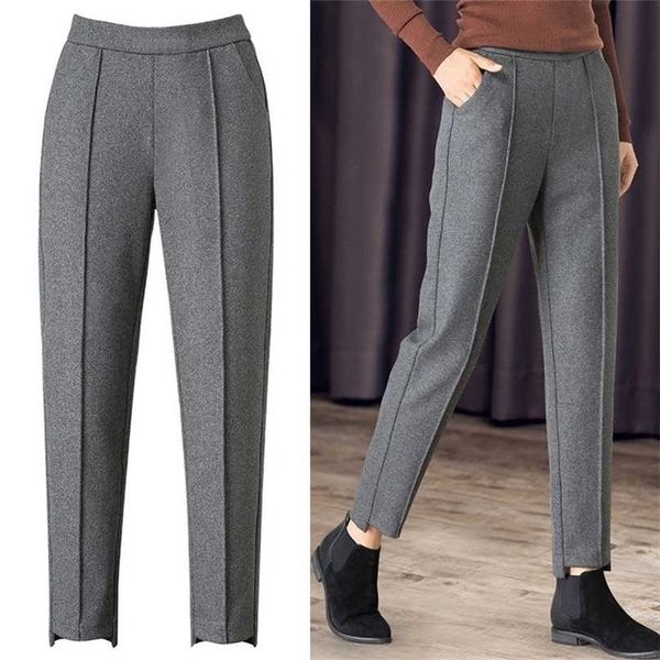 vintage loose warm woolen harem pants women formal office high waist suit female fashion winter ankle-length 211115, Black;white
vintage loose warm woolen harem pants women formal office high waist suit female fashion winter ankle-length 211115, Black;white