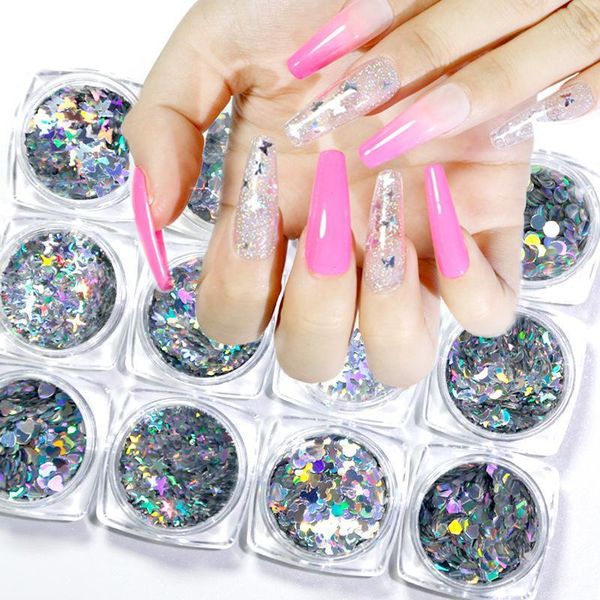 nail laser holographic sequins micro star flakes 12 radium mixed diamond butterfly patch art decorations1, Silver;gold
nail laser holographic sequins micro star flakes 12 radium mixed diamond butterfly patch art decorations1, Silver;gold