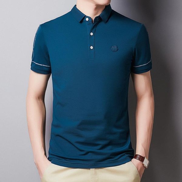 summer men's t-shirt lapel badge shirt business leisure short sleeve fashion bottom coat body pants, Black
summer men's t-shirt lapel badge shirt business leisure short sleeve fashion bottom coat body pants, Black