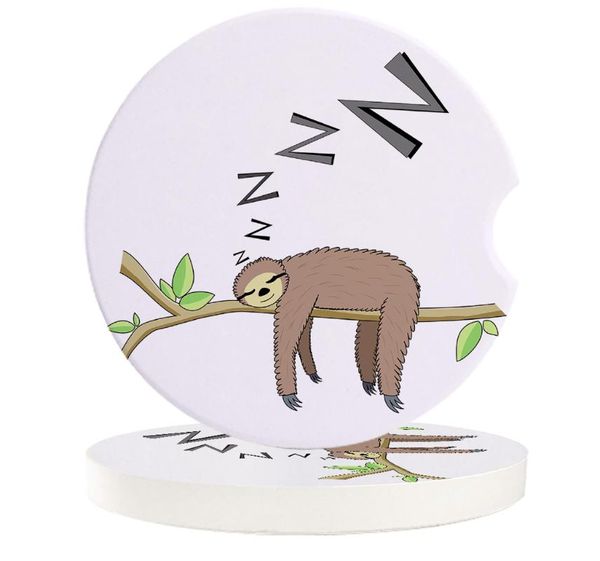 table runner cute animal sloth small round ceramic car coasters set for drinks coffee tea beverage cup holder
table runner cute animal sloth small round ceramic car coasters set for drinks coffee tea beverage cup holder