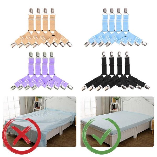 clothing & wardrobe storage 4pcs/set elastic bed sheet holder belt fastener clips home textiles clip mattress blankets gadgets
clothing & wardrobe storage 4pcs/set elastic bed sheet holder belt fastener clips home textiles clip mattress blankets gadgets