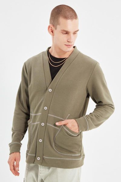 men's sweaters trendyol men 's regular fit long sleeve v-neck button cardigan tmnaw22hi0893, White;black
men's sweaters trendyol men 's regular fit long sleeve v-neck button cardigan tmnaw22hi0893, White;black