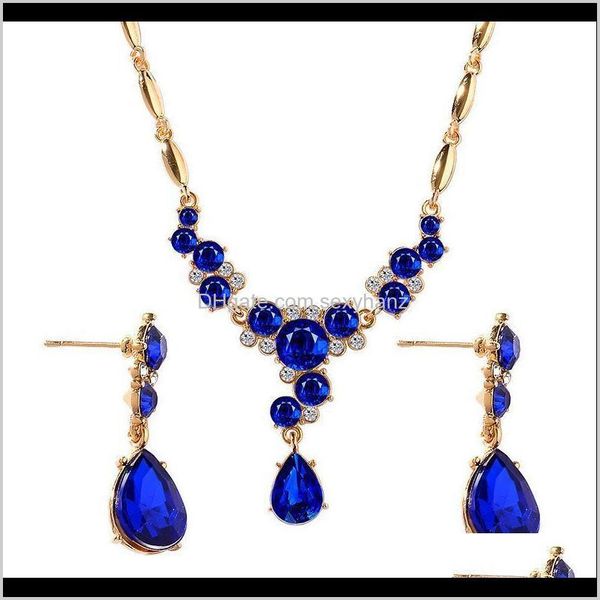 & drop delivery 2021 ornaments fashion and earring sets three color crystal necklace earrings jewelry set dqtsu, Silver
& drop delivery 2021 ornaments fashion and earring sets three color crystal necklace earrings jewelry set dqtsu, Silver