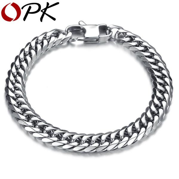 link, chain opk punk style 316l stainless steel mens bracelet classical biker bicycle heavy metal 14mm link jewelry bracelets for men, Black
link, chain opk punk style 316l stainless steel mens bracelet classical biker bicycle heavy metal 14mm link jewelry bracelets for men, Black
