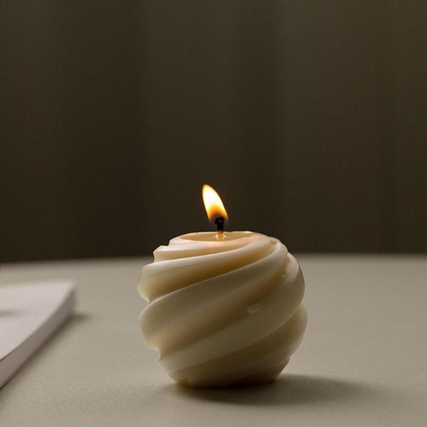 craft tools spiral ball candle mold diy silicone wax soap making tool home room deskdecoration shape aroma mould
craft tools spiral ball candle mold diy silicone wax soap making tool home room deskdecoration shape aroma mould