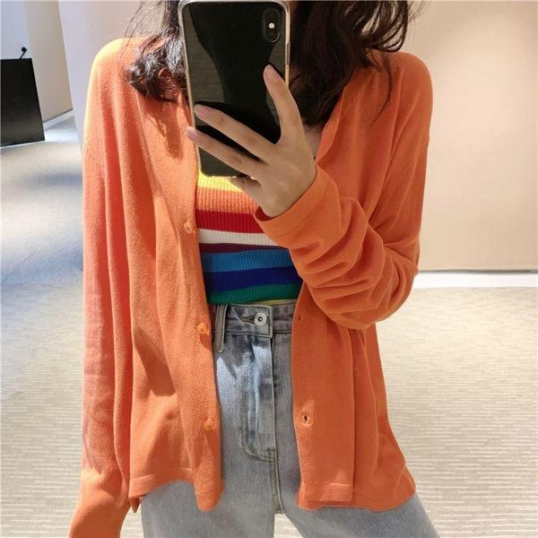 women's blouses & shirts women 2021 spring summer fashion solid color ice silk female knitted cardigan ladies loose sunscreen l111, White
women's blouses & shirts women 2021 spring summer fashion solid color ice silk female knitted cardigan ladies loose sunscreen l111, White