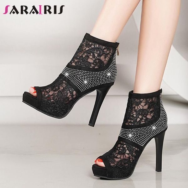 fashion girl brand party sandals solid open toe women high heels lace rhinestone zipper shoes woman, Black
fashion girl brand party sandals solid open toe women high heels lace rhinestone zipper shoes woman, Black