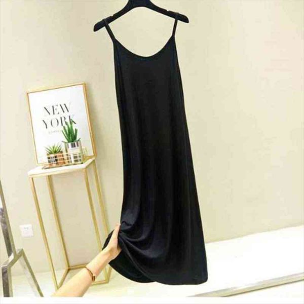 Sexy Sling Bottoming Dress Modal Womens Sleepwears Cotton Long Nightdress Sleeveless Large Size Nightgowns Women Slim Ladies Night Shirt, Black;red
Sexy Sling Bottoming Dress Modal Womens Sleepwears Cotton Long Nightdress Sleeveless Large Size Nightgowns Women Slim Ladies Night Shirt, Black;red