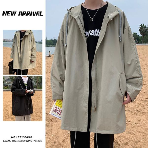 men's jackets autumn trench coat fashion casual hooded long men streetwear loose oversize windbreaker jacket mens overcoat m-5xl, Black;brown
men's jackets autumn trench coat fashion casual hooded long men streetwear loose oversize windbreaker jacket mens overcoat m-5xl, Black;brown