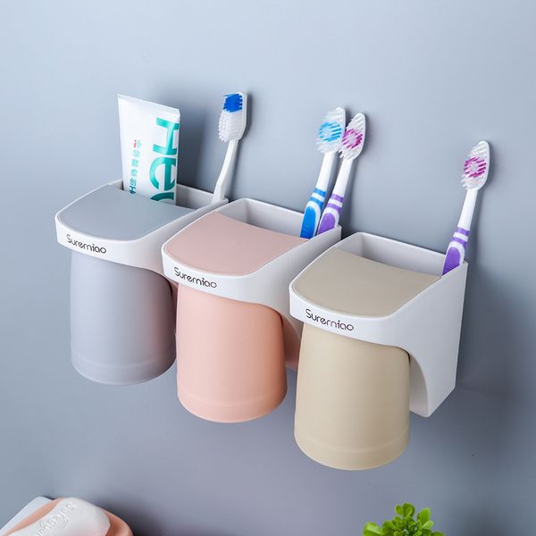 non perforated storage rack toilet couple modern wind suction wall mounted toothbrush holder mouthwash cup set
non perforated storage rack toilet couple modern wind suction wall mounted toothbrush holder mouthwash cup set