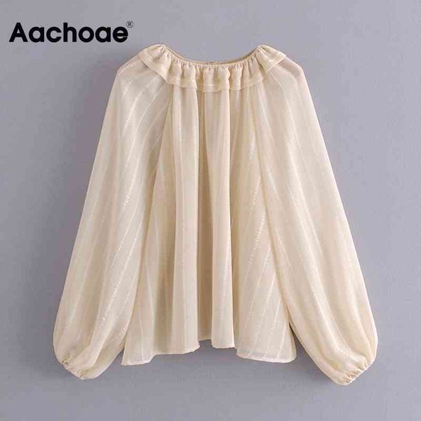 aachaoe women blouses lantern long sleeve apricot blouse ladies o neck casual tunic shirt female chic blusas mujer 210413, White
aachaoe women blouses lantern long sleeve apricot blouse ladies o neck casual tunic shirt female chic blusas mujer 210413, White