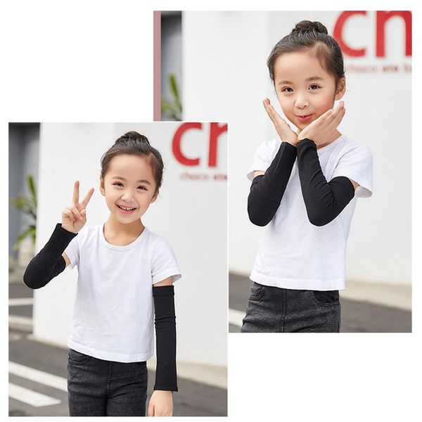 pair kids anti-uv summer cooling arm sleeves girls sun protection quick dry covers for running riding outdoor sports gloves, Black
pair kids anti-uv summer cooling arm sleeves girls sun protection quick dry covers for running riding outdoor sports gloves, Black