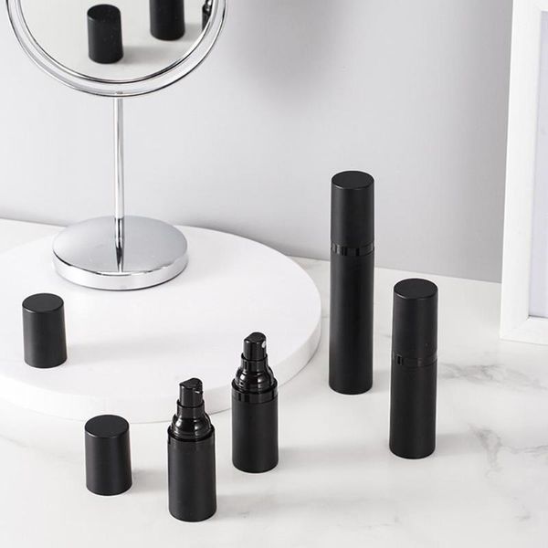 storage bottles & jars 1pc plastic pump bottle 15ml 30ml 50ml vacuum travel bottling container black airless spray lotion
storage bottles & jars 1pc plastic pump bottle 15ml 30ml 50ml vacuum travel bottling container black airless spray lotion