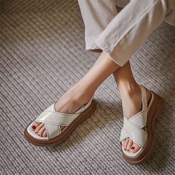 women's sandals genuine leather sandals wedges platform high-heeled shoes 02df, Black
women's sandals genuine leather sandals wedges platform high-heeled shoes 02df, Black